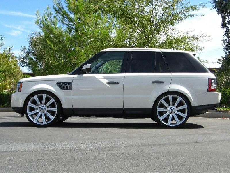 22" HYPER SILVER STORMER STYLE WHEELS RIMS FITS RANGE ROVER SPORT HSE