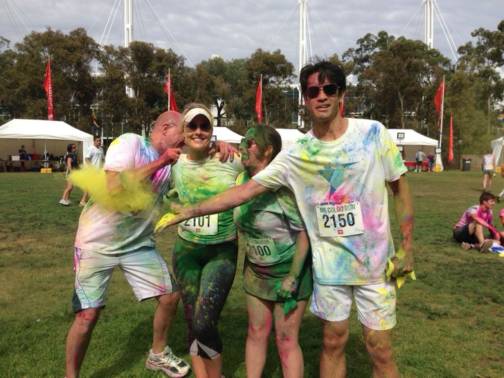 Pineapple Dazzle Colour Run Fun