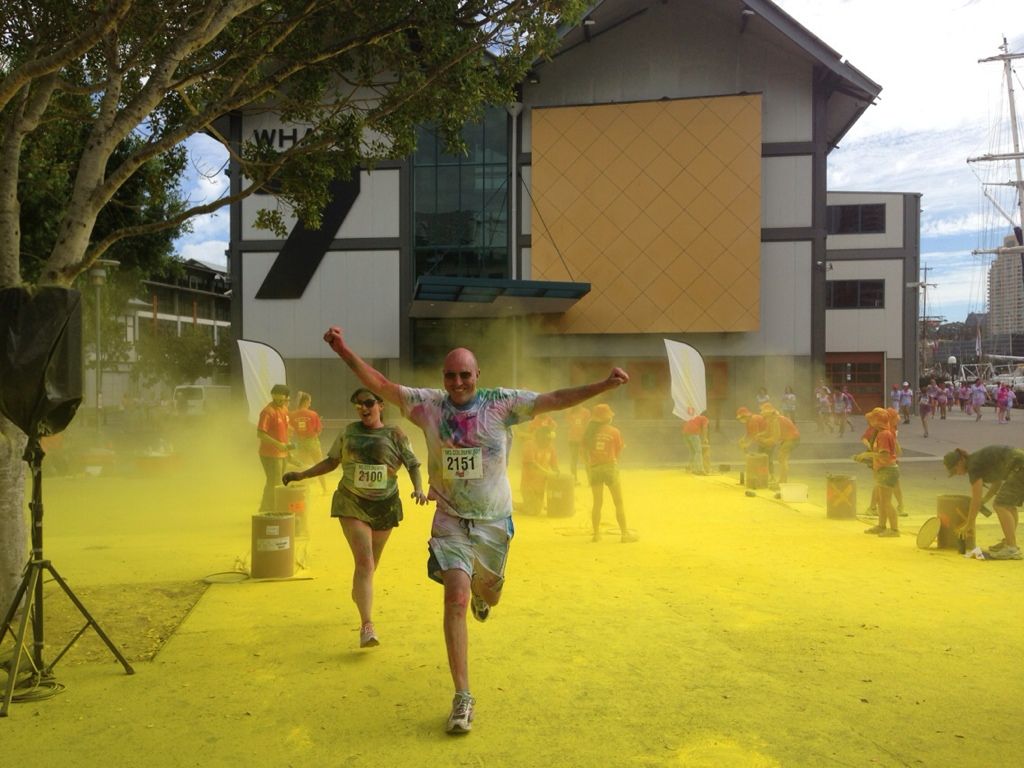 Pineapple Dazzle Colour Run Fun