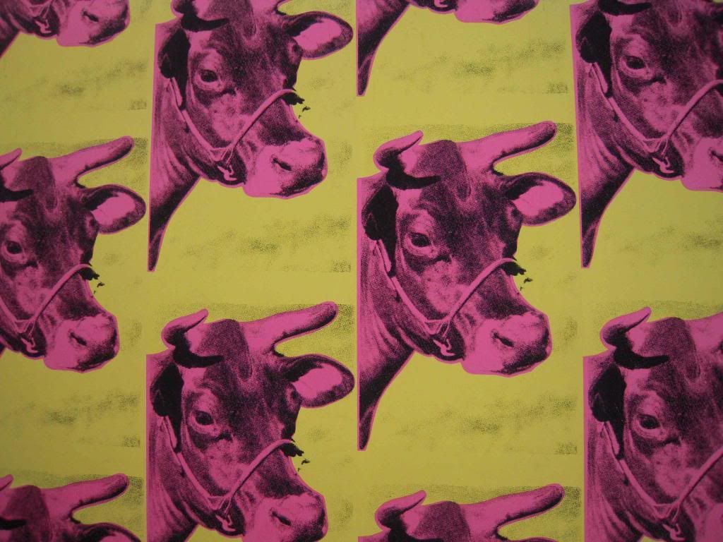 Pineapple Dazzle New York MoMA Andy Warhol Cow Print 