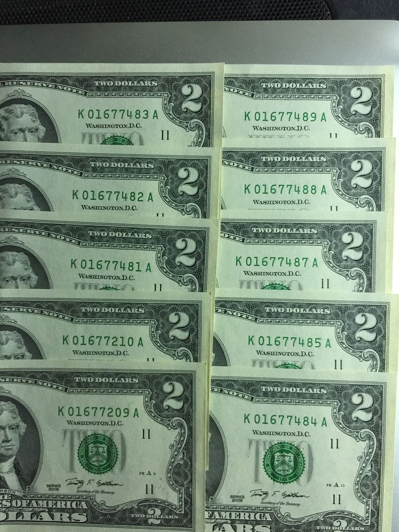 2$ 1928 , 1953 , 1963 , 1976 , 2003 , 1 & 2 Euro , tiền VN series đẹp và các loại - 26