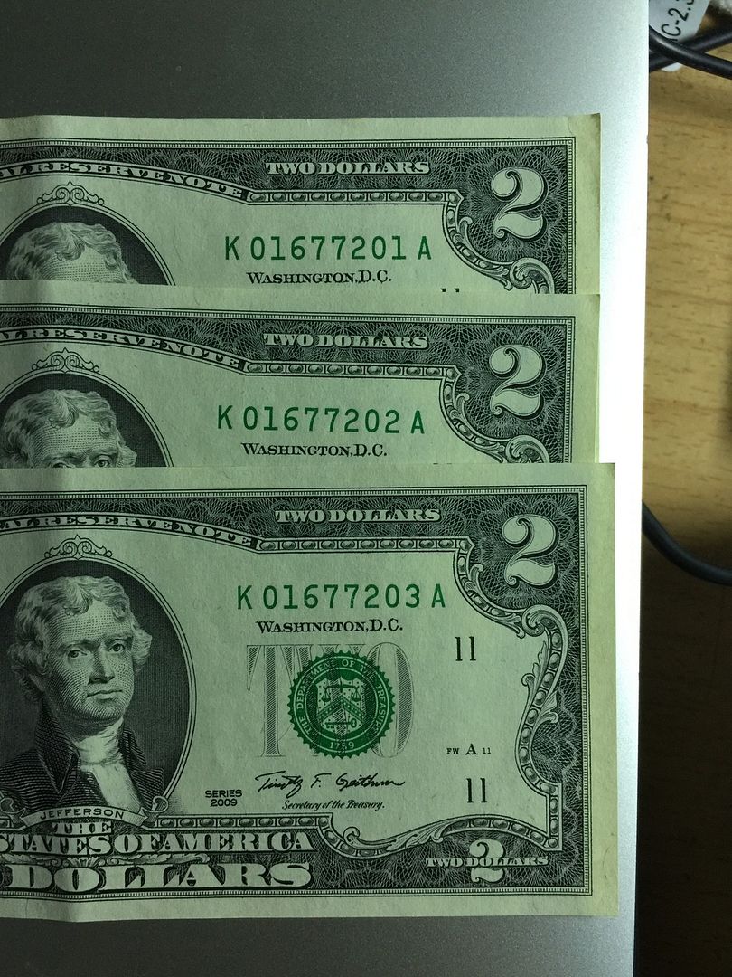 2$ 1928 , 1953 , 1963 , 1976 , 2003 , 1 & 2 Euro , tiền VN series đẹp và các loại - 24