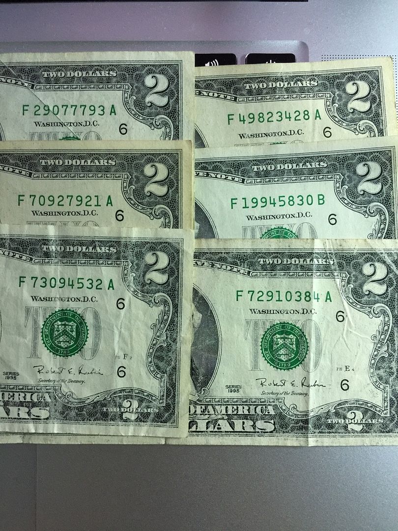 2$ 1928 , 1953 , 1963 , 1976 , 2003 , 1 & 2 Euro , tiền VN series đẹp và các loại - 20