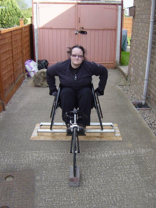 Wheelchair roller