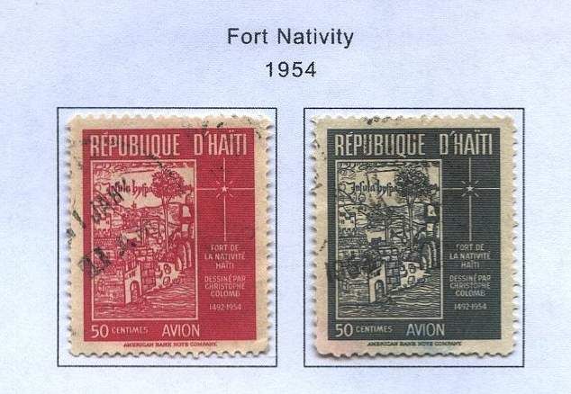 Image result for 1954, Fort de la Nativite STAMP