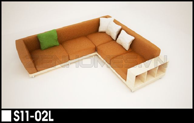 Sofa kệ sách, sofa kệ trang trí, sofa tiện dụng - {ZENHOMES} - 1