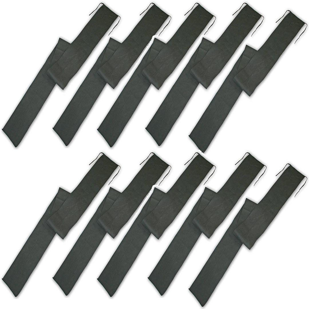 Sporting Goods 10 x CLOTH FISHING ROD SLEEVES FOR 2PC 12FT CARP FISHING