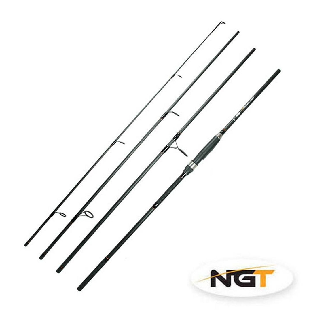 2 x Dynamic Travel Carp Fishing 11ft 3.3M 4pc 2.75lb Carbon Rods NGT Tackle
