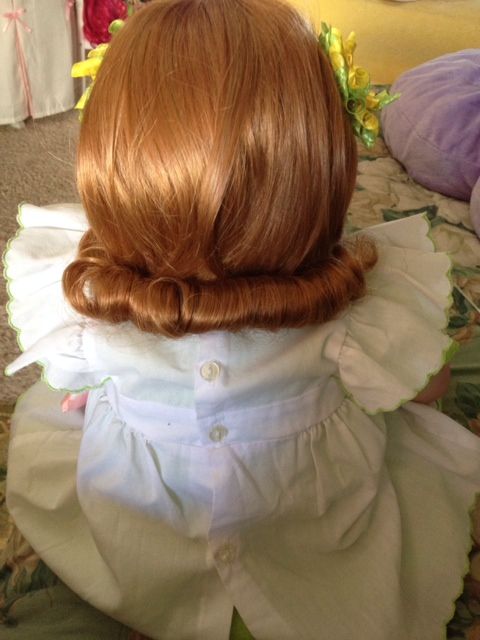 Reborn Big Baby Girl Toddler "St Patty's Day Sweetie" Red Hair Green Glass Eyes