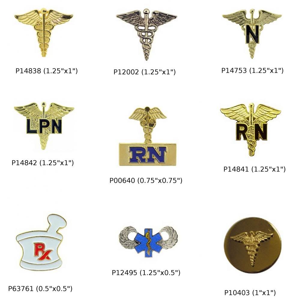Military Lapel Pin - Army Caduceus, EMT, Medic, Paramedic, Nurse ...