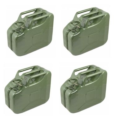 LOT of 4 New Green NATO 10 Liter Jerry Can 10L Army - Authentic ...