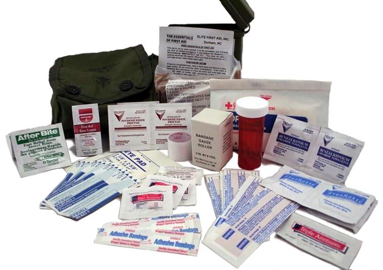 Army Individual First Aid Kit ★ Military Medic Tactical OD Pouch ★ IFAK EMT Kit